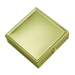 DV-PB017 Pill Box Gold Colour Square